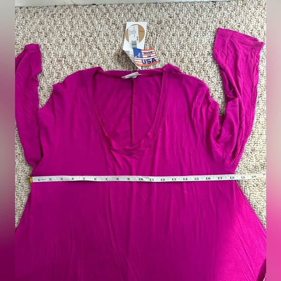 Ellen & company Pink Tunic with Relaxed Fit and 3/4 Sleeves size XL new with tag - Picture 8 of 9